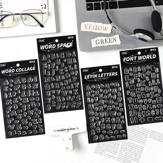 Cute Alphabet Mini Stamps