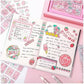 Unicorn Theme Sticker Box With Pen Knife