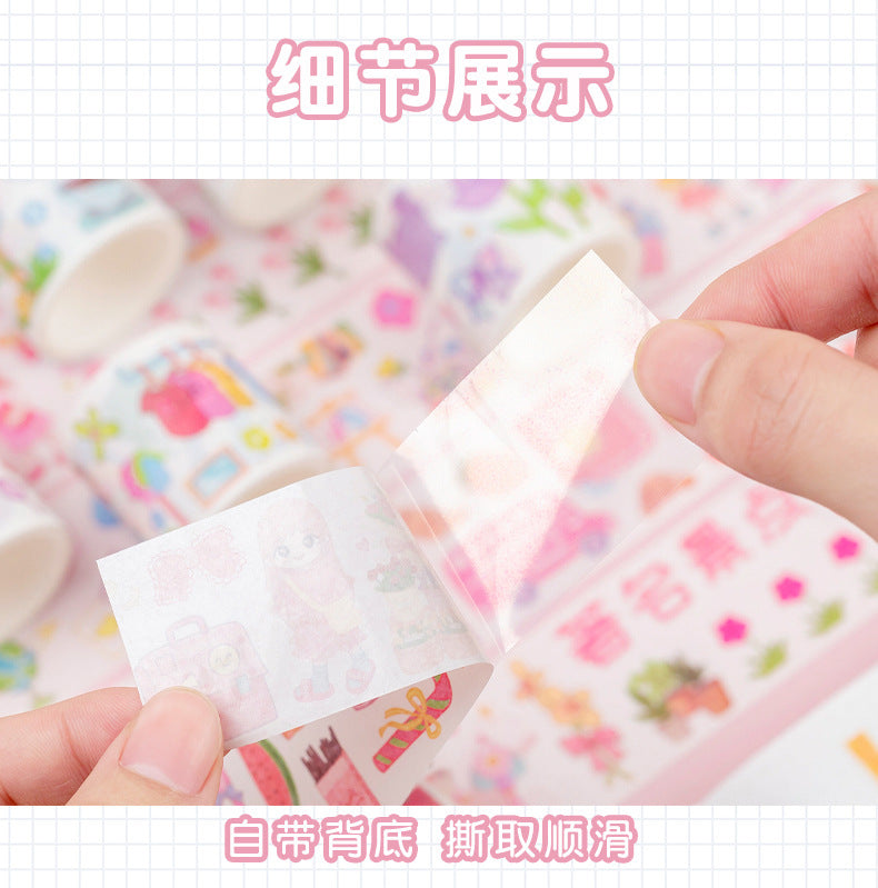 Kawaii Washitape Rolls 18 Pcs Box