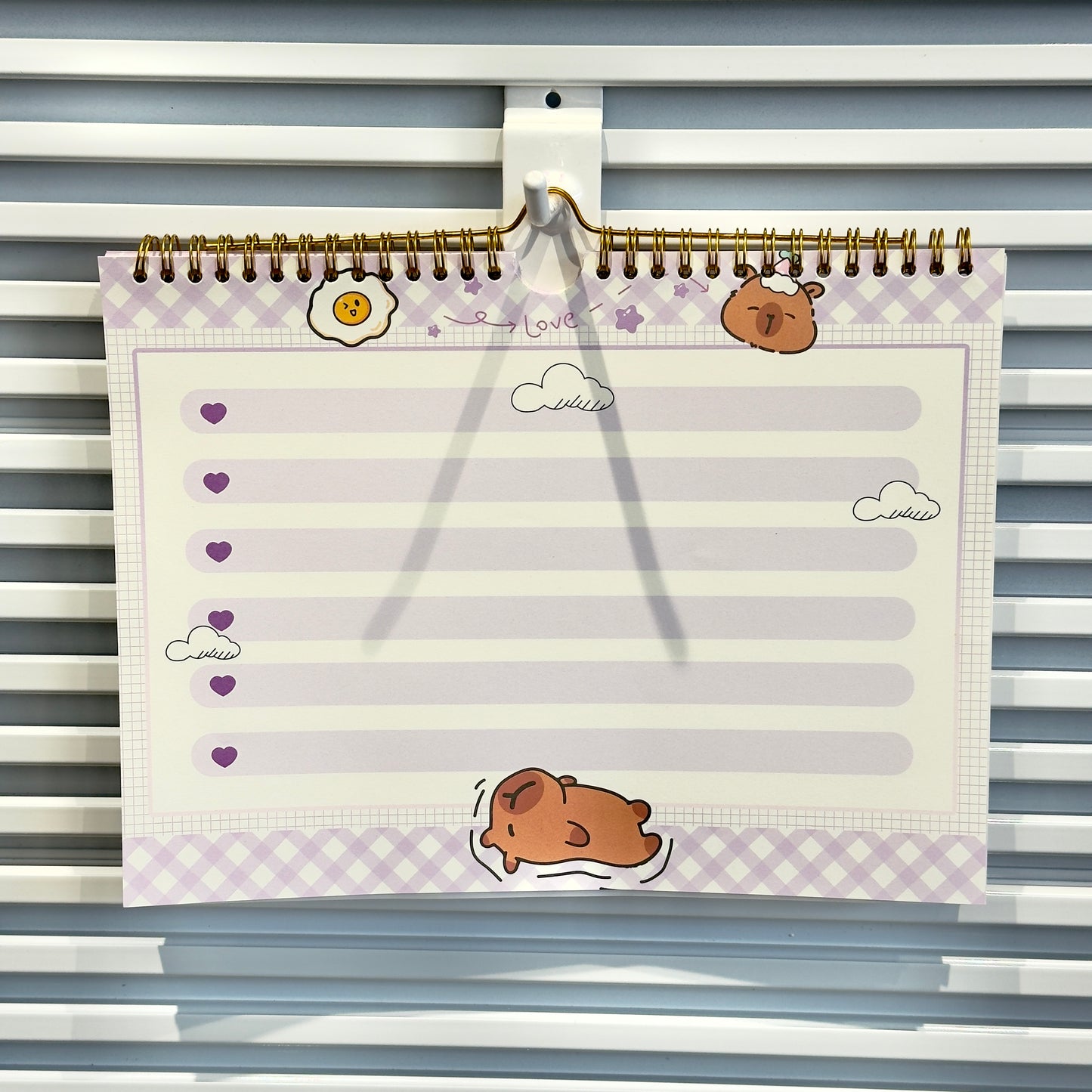 Capybara Planner Notebook