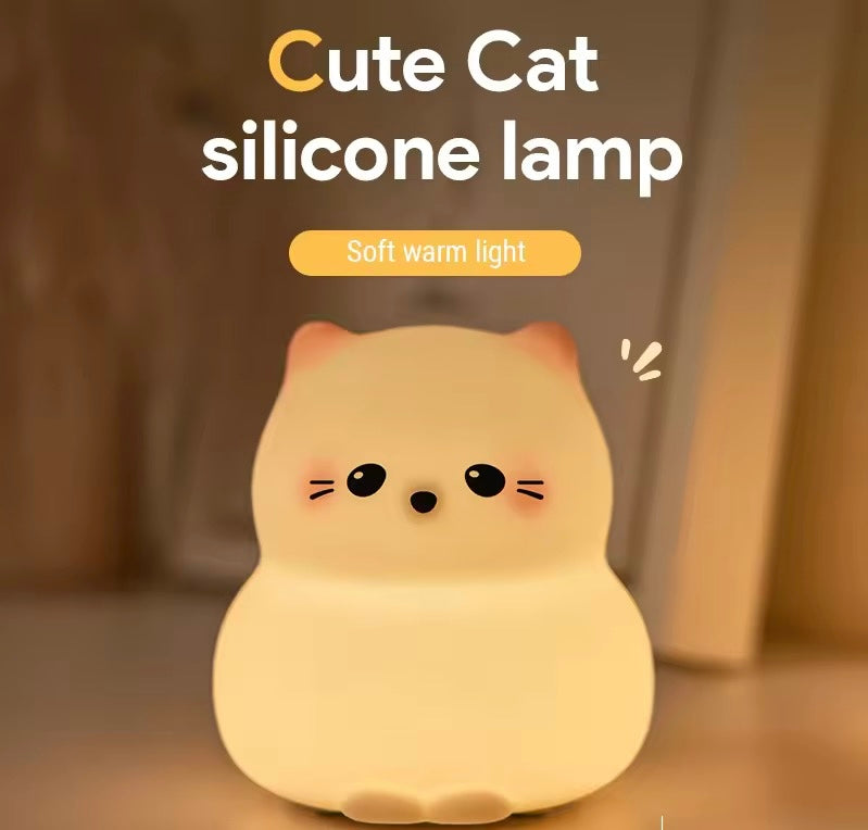 Cat Silicone Lamp