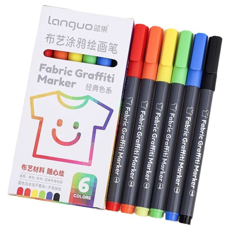Fabric Graffiti Marker Set