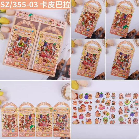 Sanrio and Capybara Sticker Bag