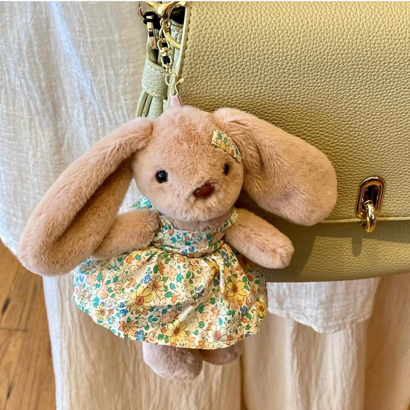 Cute Bear Plush Keychain