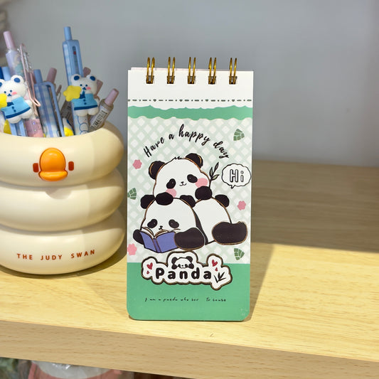 Panda Spiral Notepad