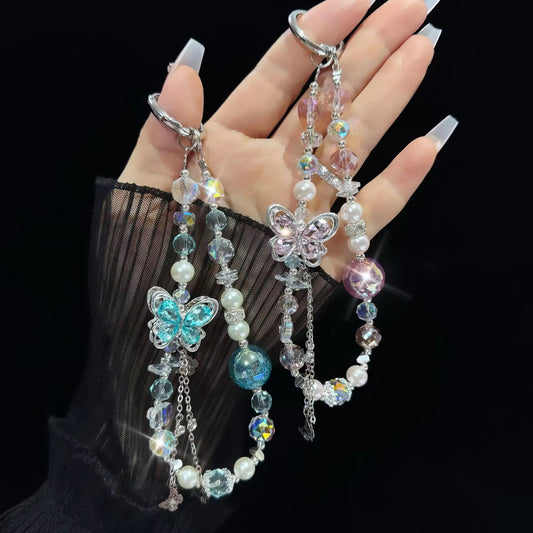 Butterfly Mobile Keychain