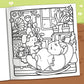 Spring Moments Coloring Book
