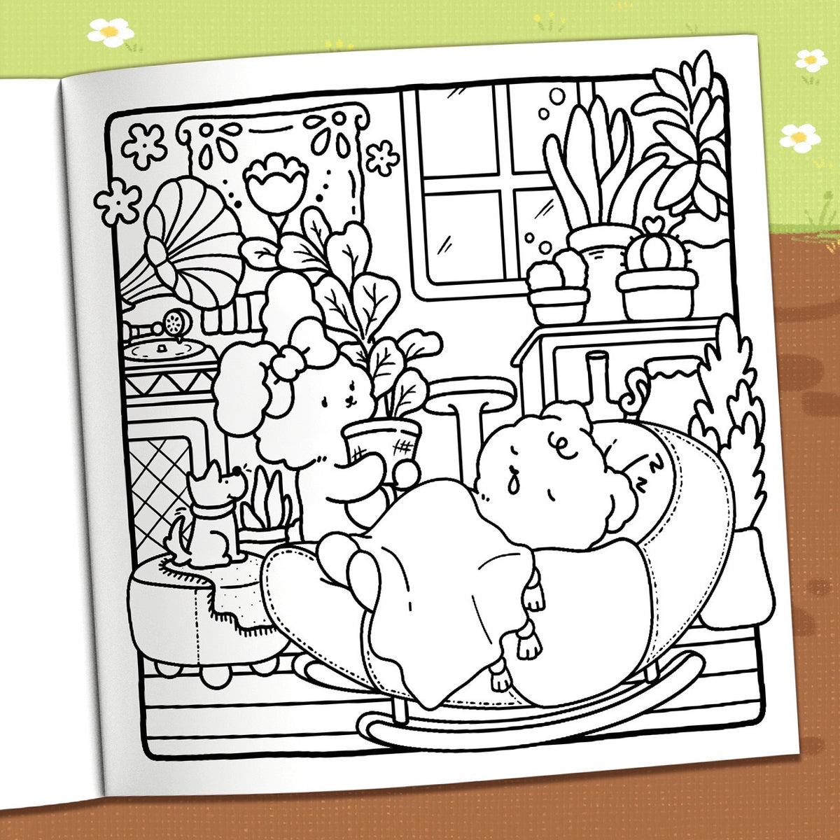 Spring Moments Coloring Book