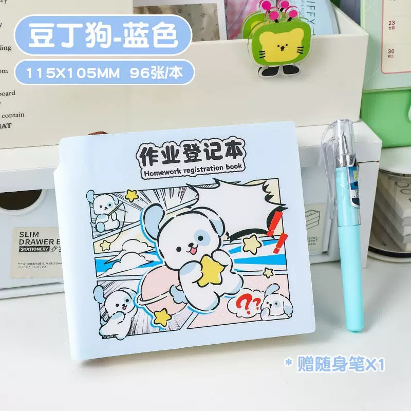 Kawaii Mini Planner Diary W Pen