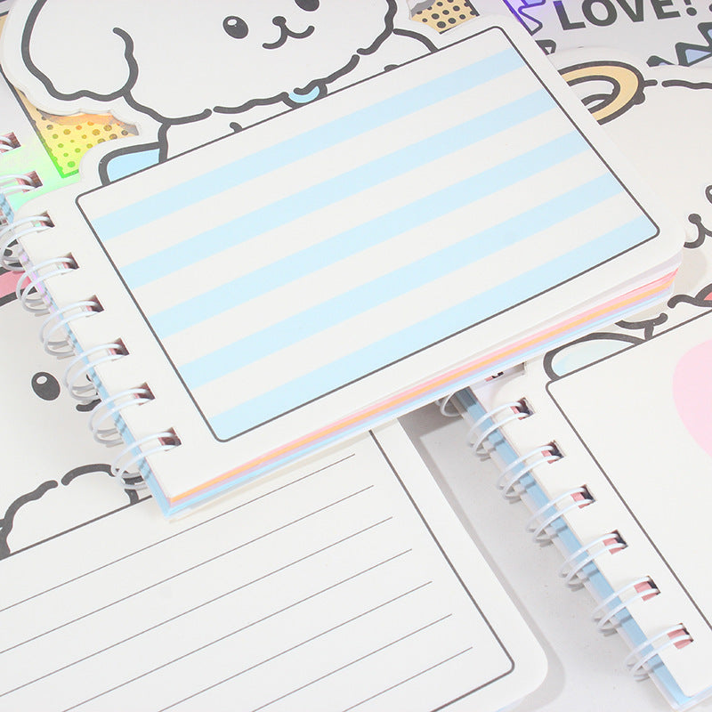 Kawaii Puppy Spiral Diary