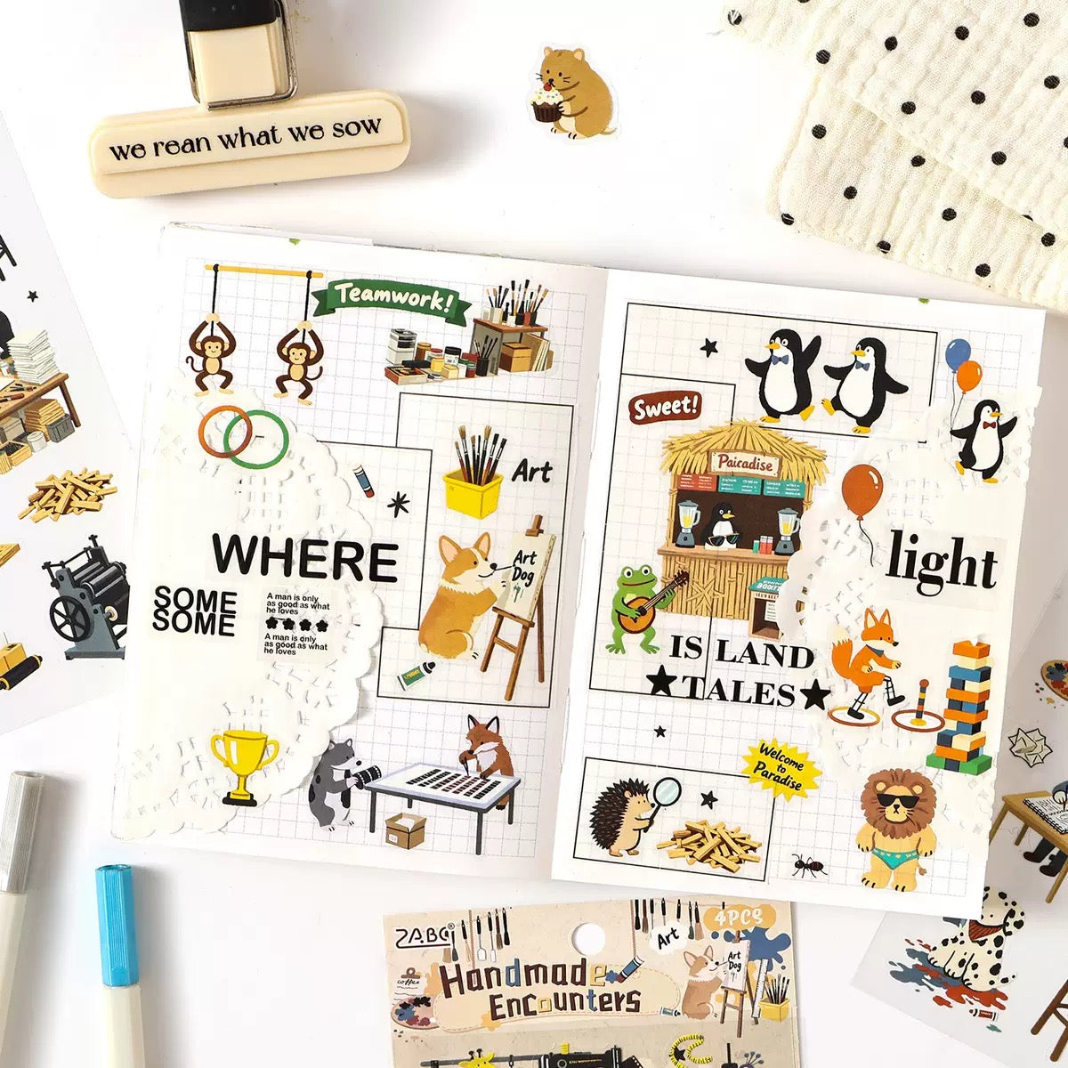 Animal Stories Deco Sticker