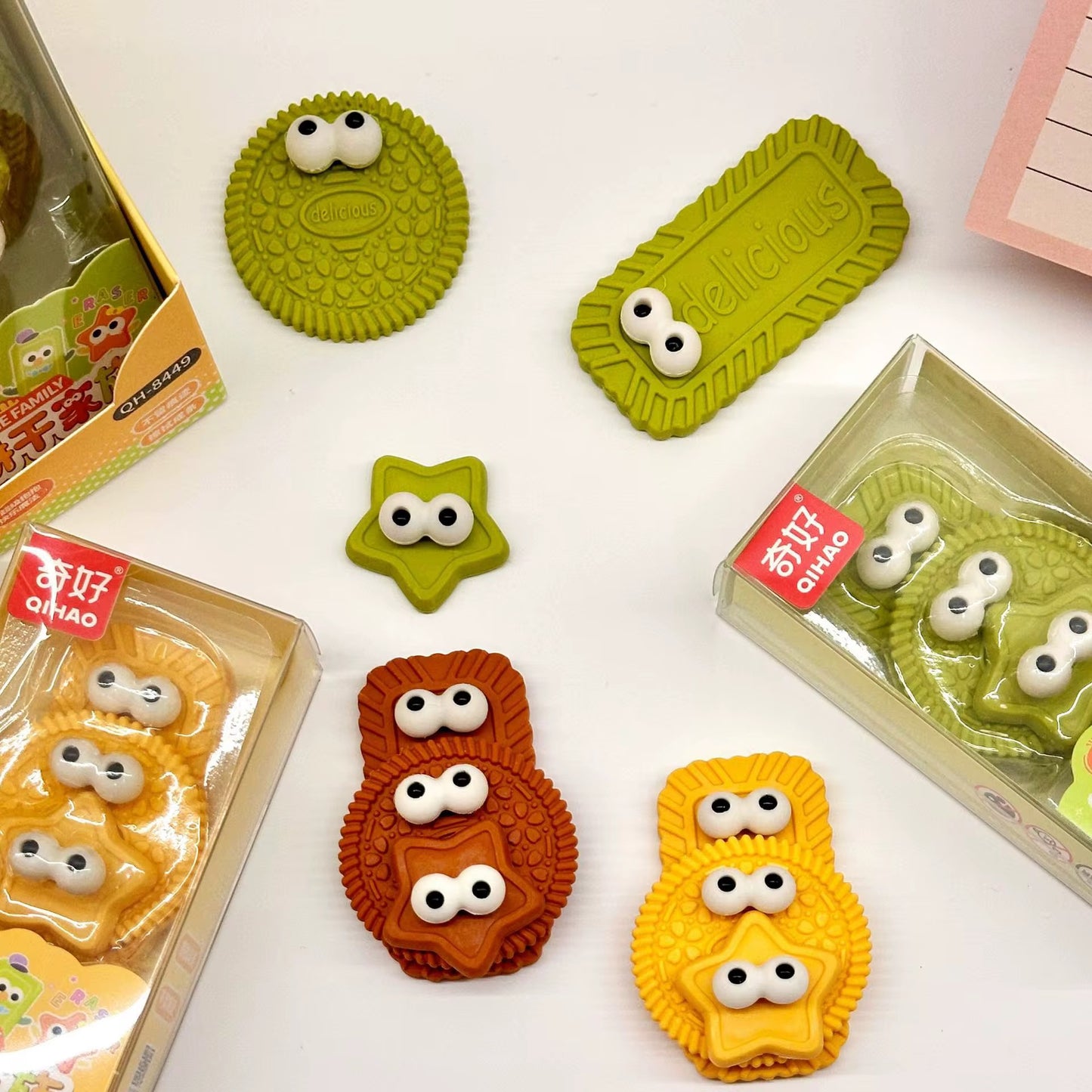 Cookie Family Eraser