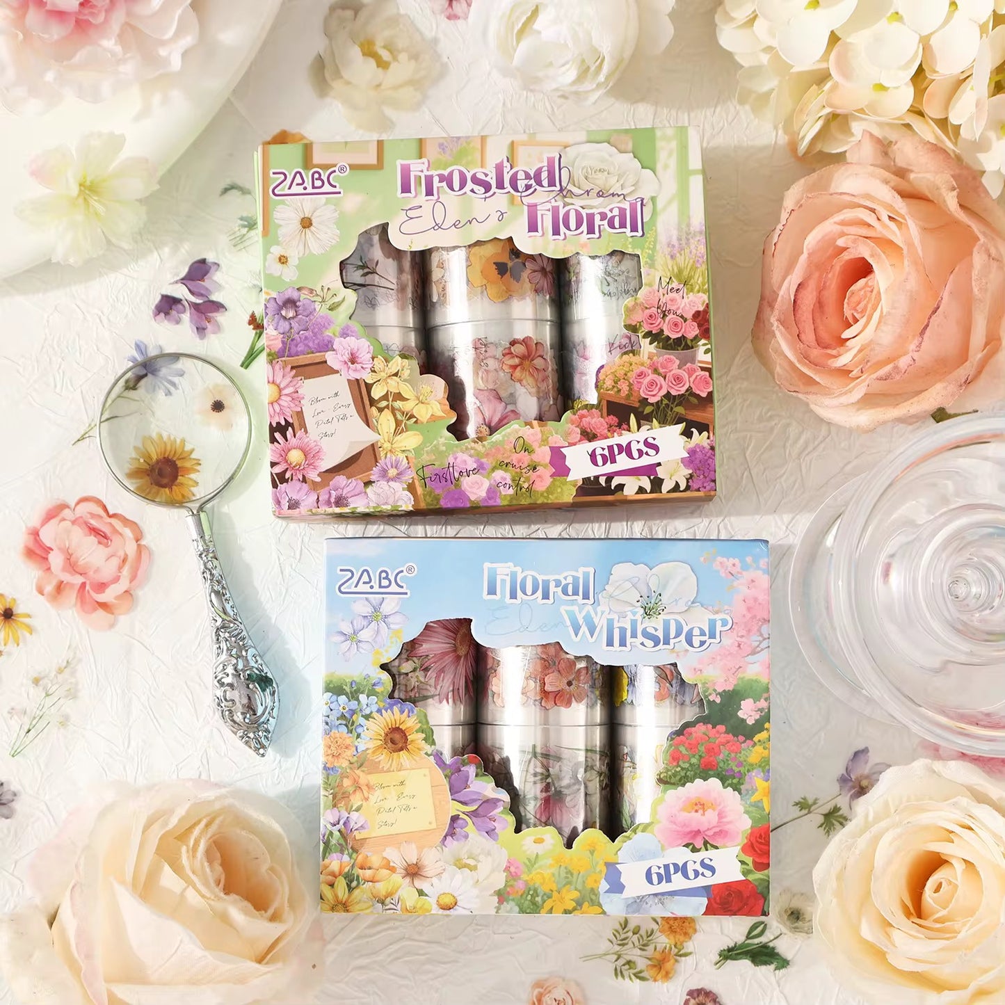 Floral Whisper Pet Washitape Set