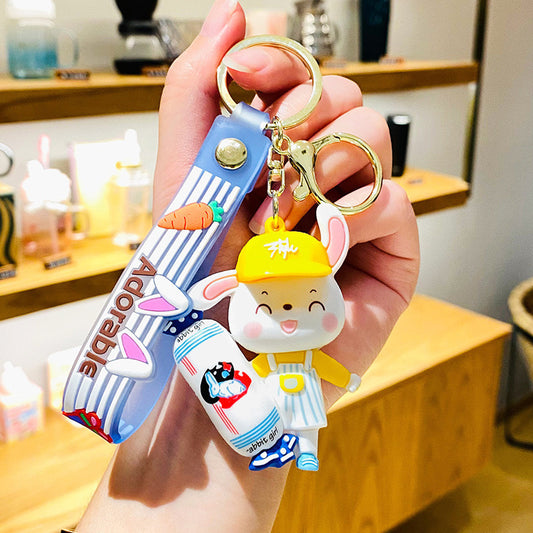 Adorable Bunny Keychain