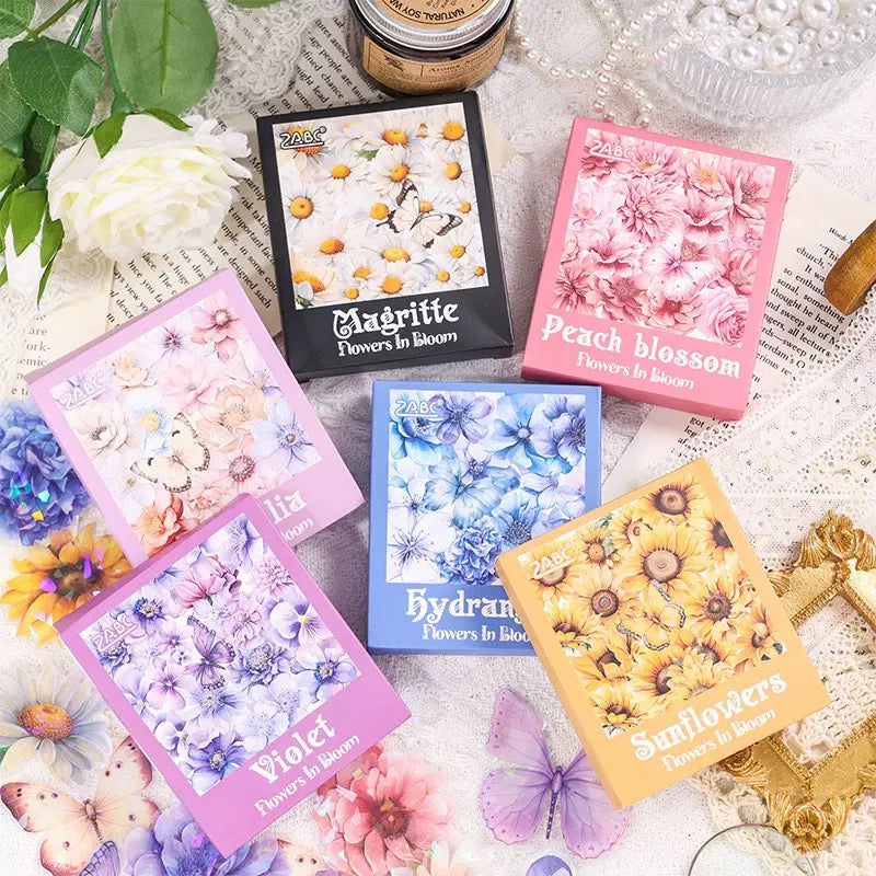 Vintage Floral Sticker Box