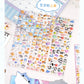 Kawaii Animal Puffy Sticker Set