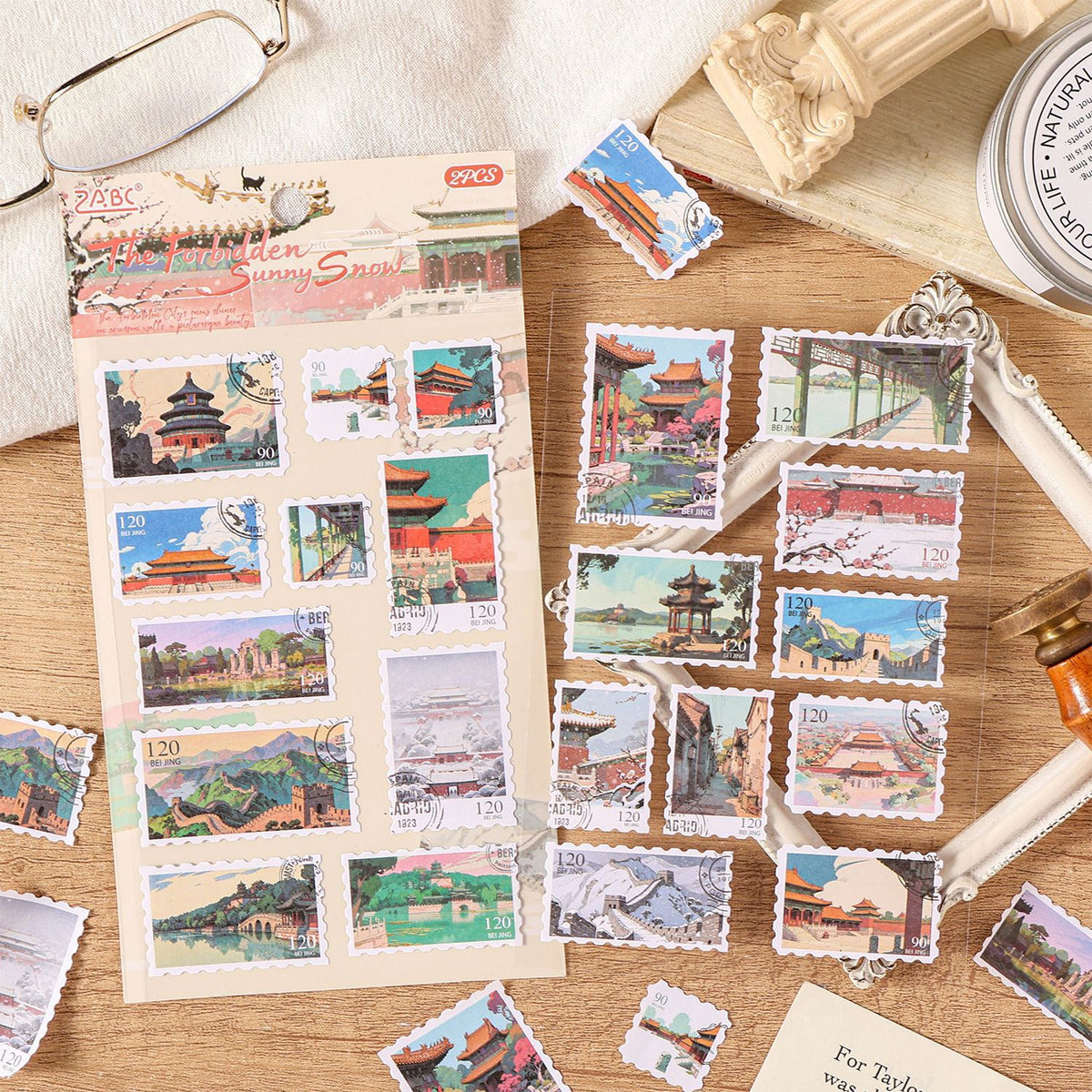 Dreamy Postcard Stamps