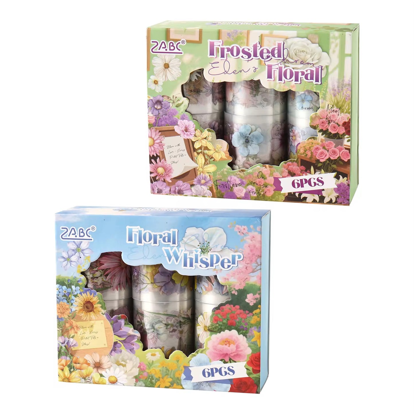Floral Whisper Pet Washitape Set