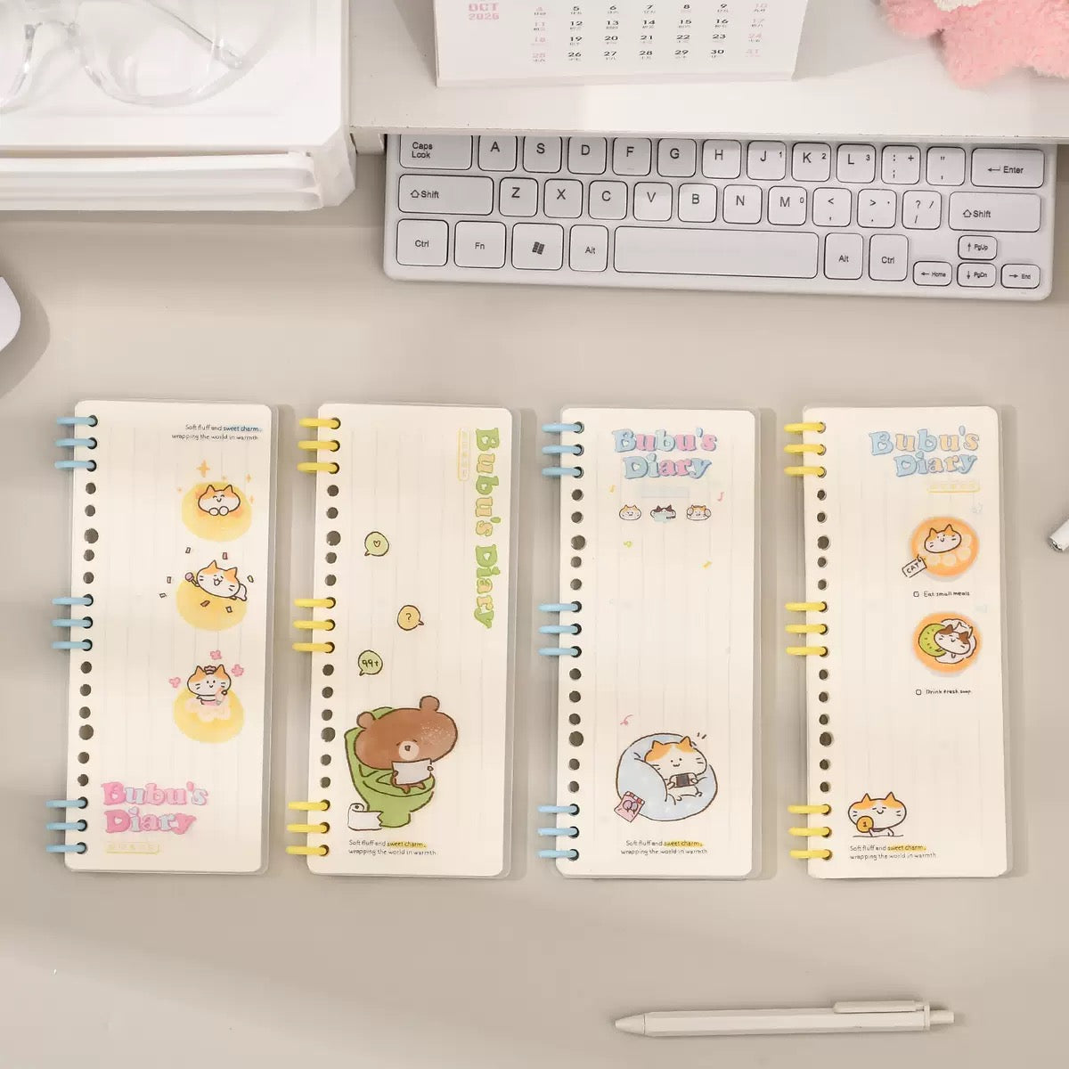 Kawaii Disc Bound Mini Notebook