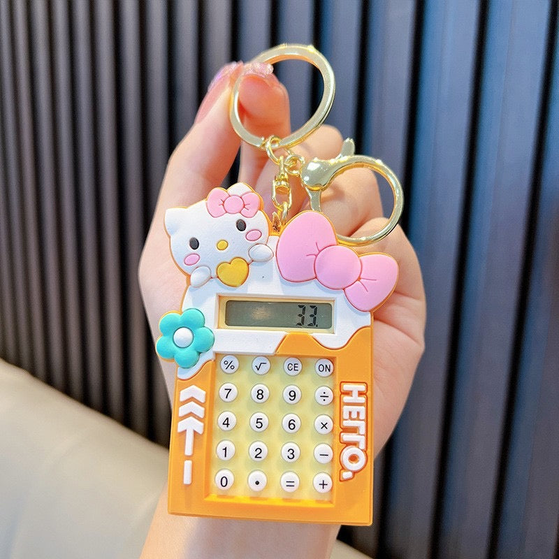 Hello Kitty Calculator Keychain