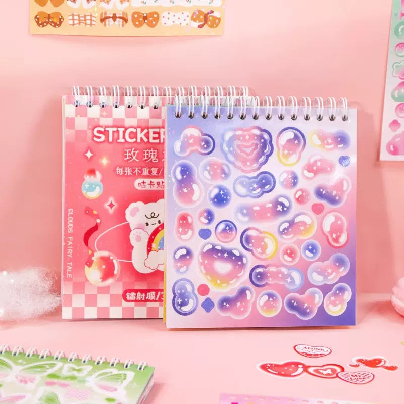 Kawaii Coil Sticker Book