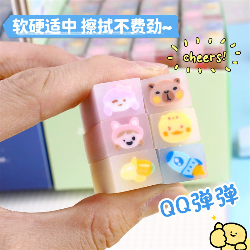 Fruit and Space Theme Infinity Eraser (6pcs)