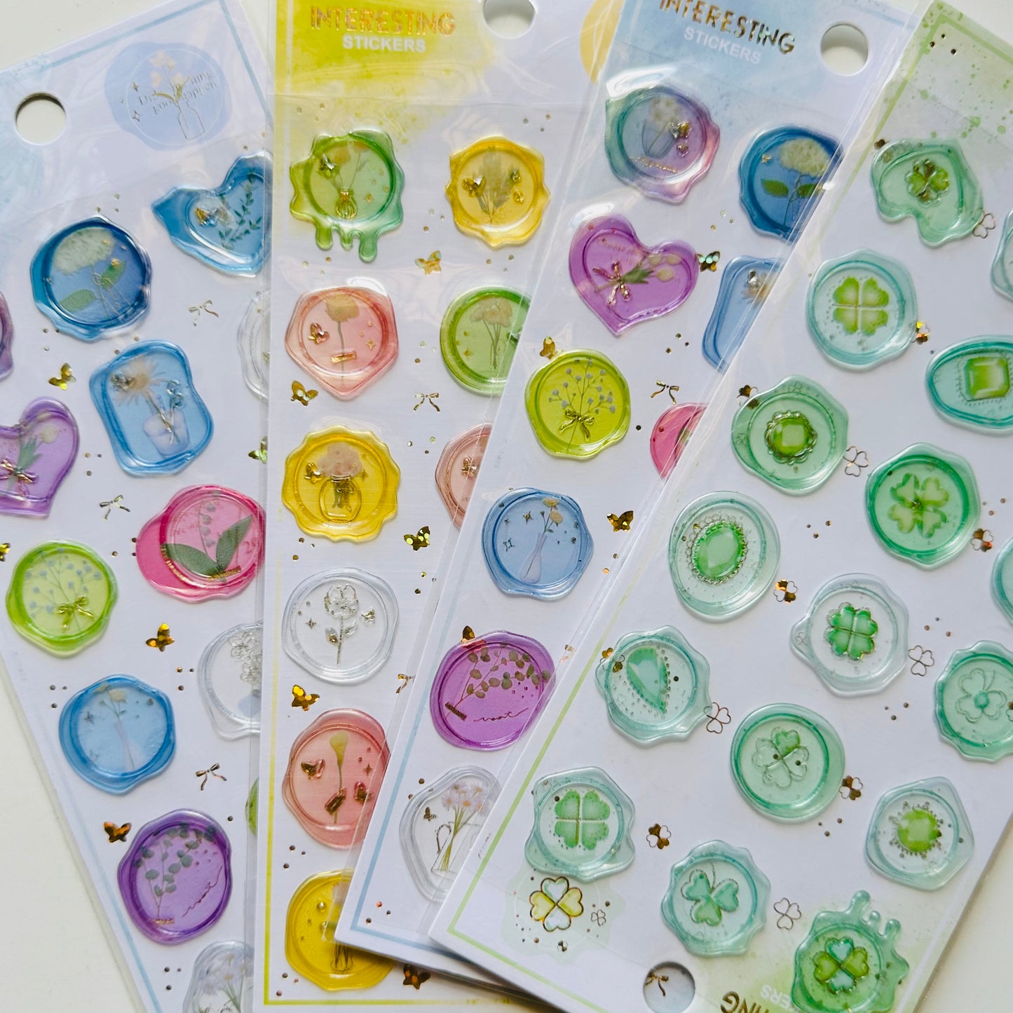 Transparent Wax Seal Sticker