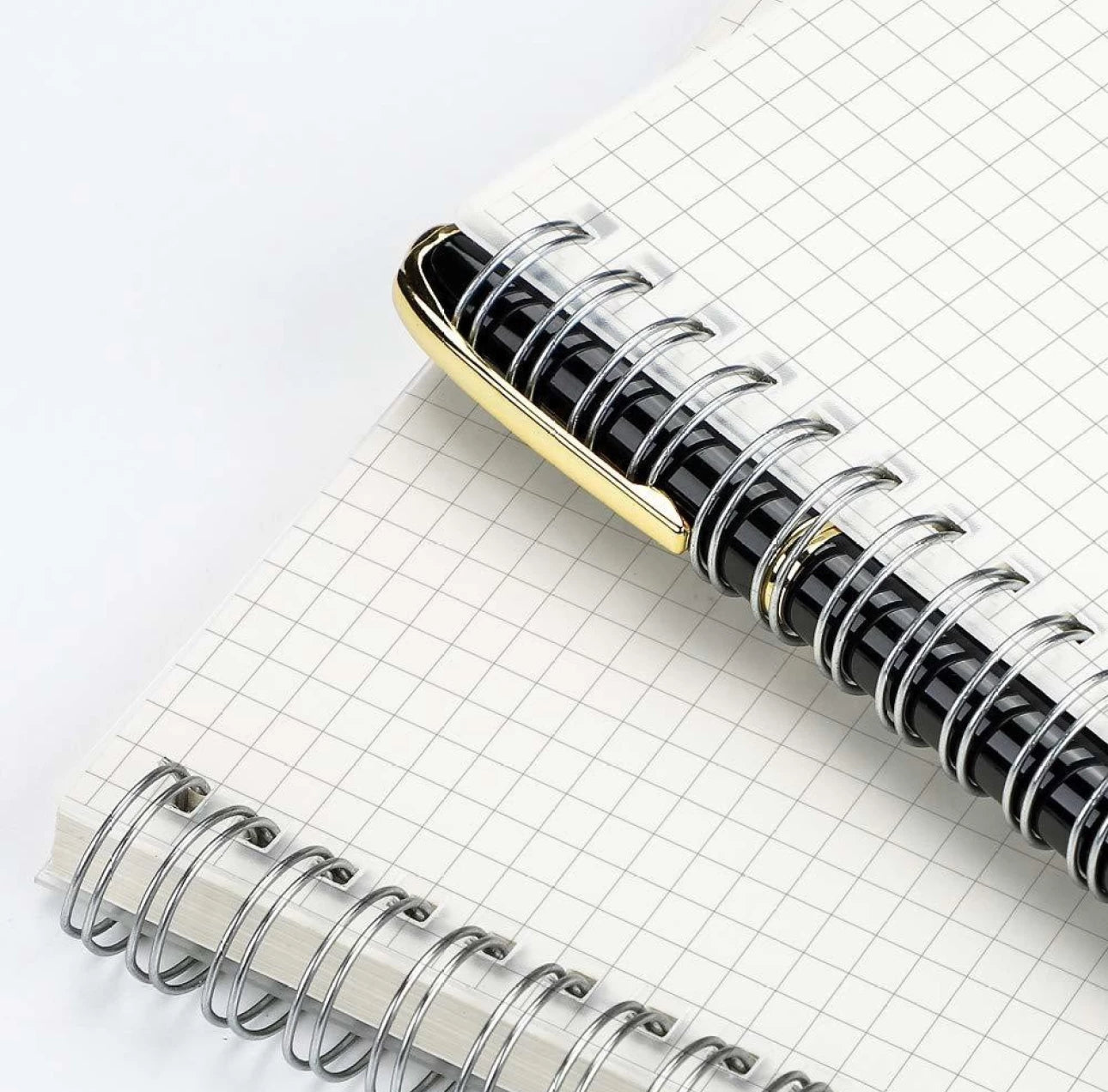 Grid Spiral Journaling Notebook