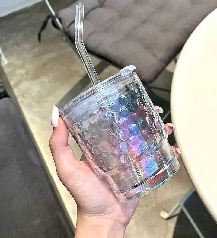 Holographic Glass Tumbler