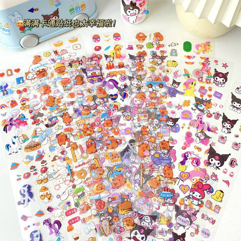 Kawaii Long 100pcs sticker sheet