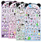 Panda Puffy Stickers