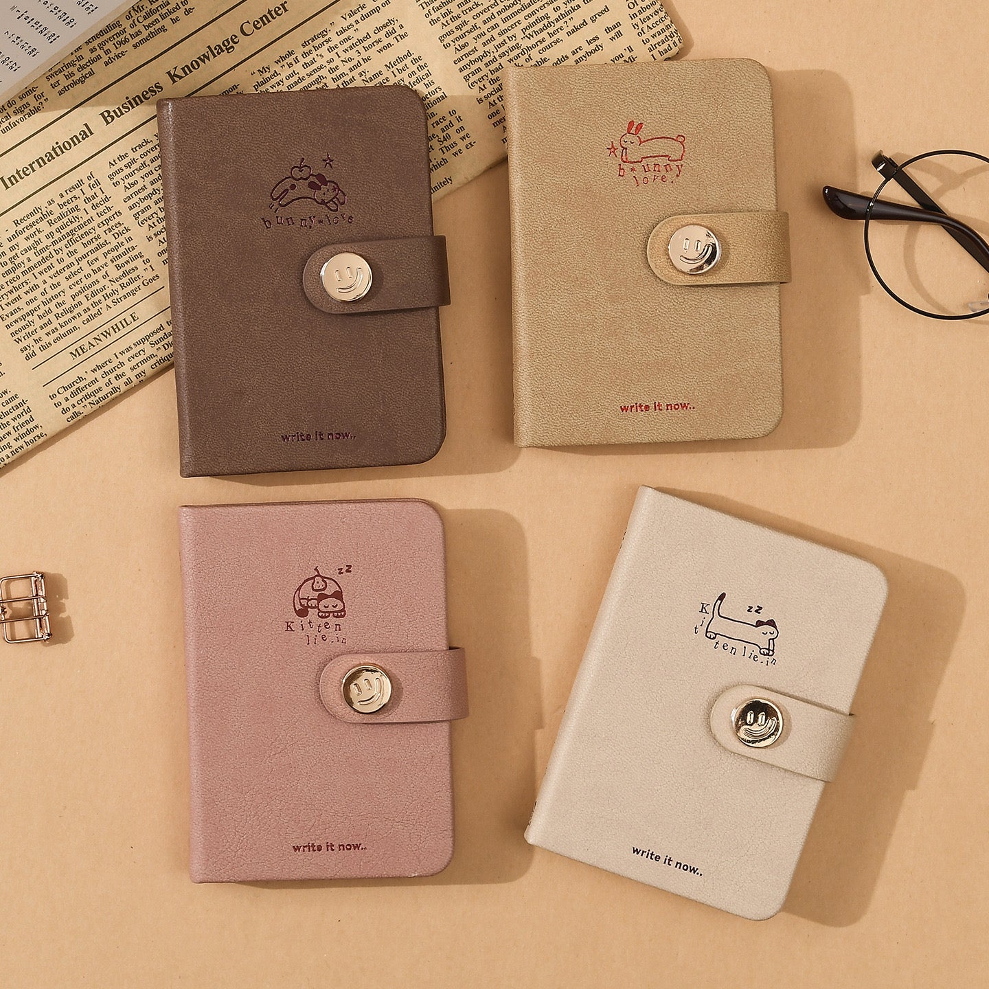 Mini Kitten Plain Diary