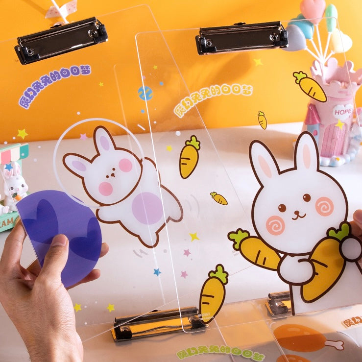 Kawaii Transparent Exam Pad