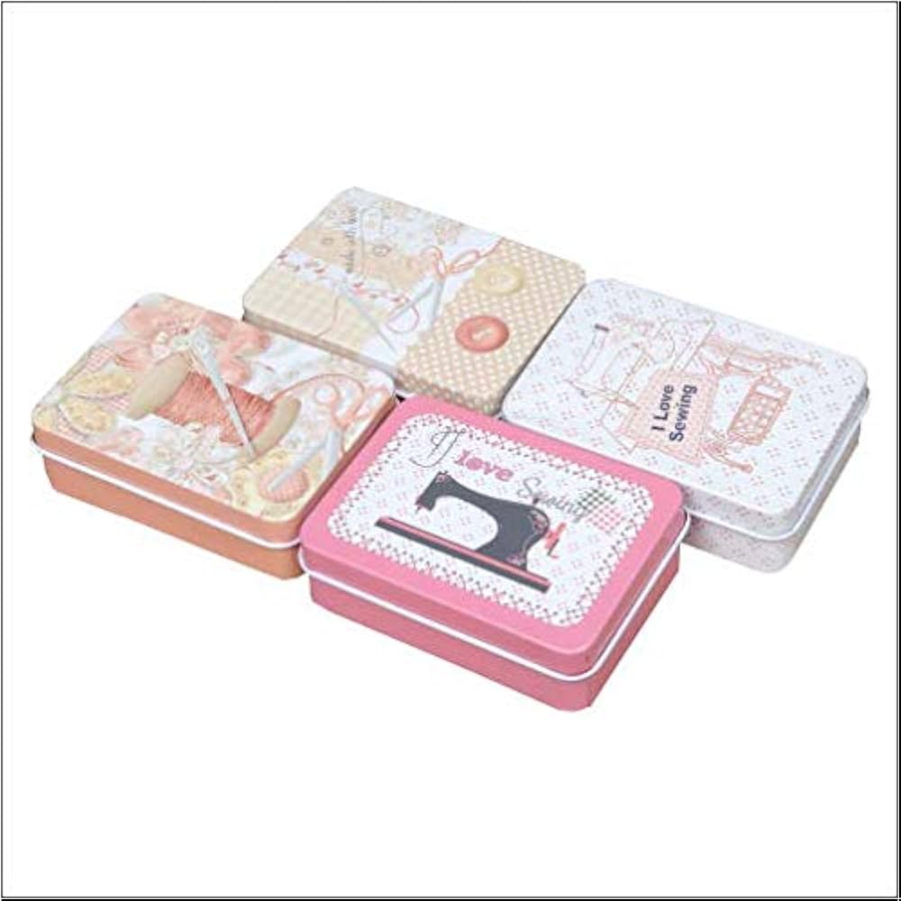 Metal Tin Box(Sewing theme)