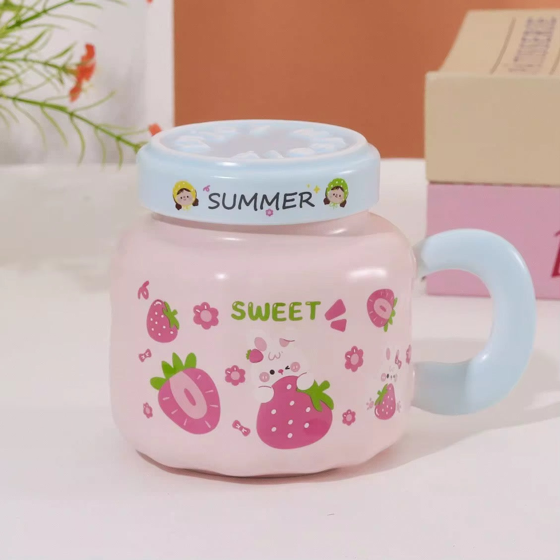 Summer Fruit Ceramic Mug