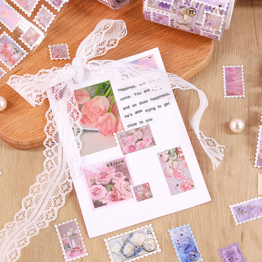 Aesthetic Deco Stamp Sticker Roll