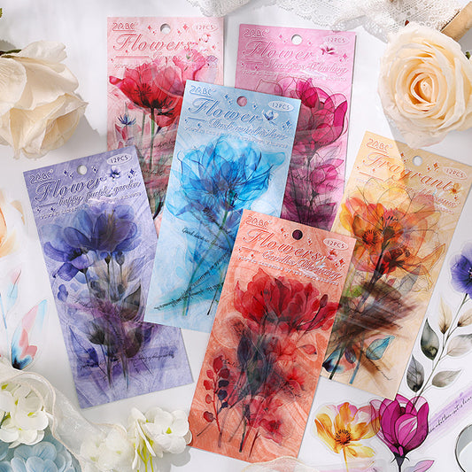 Floral Pet Sticker Set