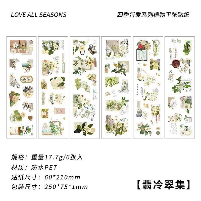Vintage Botanical Sticker Pack