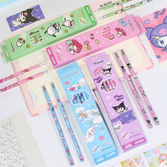 Kawaii Pencil Set