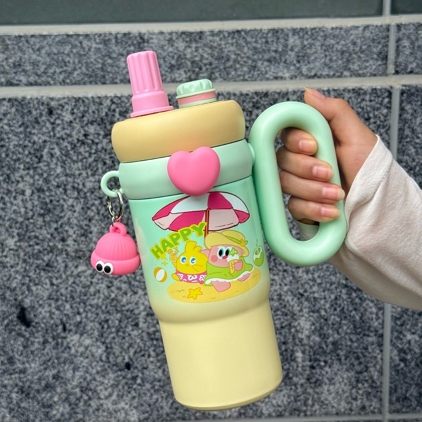 Kawaii Rainbow Tumbler