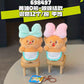Butter Bear Plush Keychains