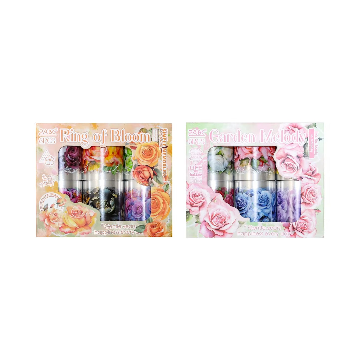 Floral Pet Washitape Roll Set