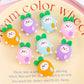 Carrot Eraser 5pcs Set