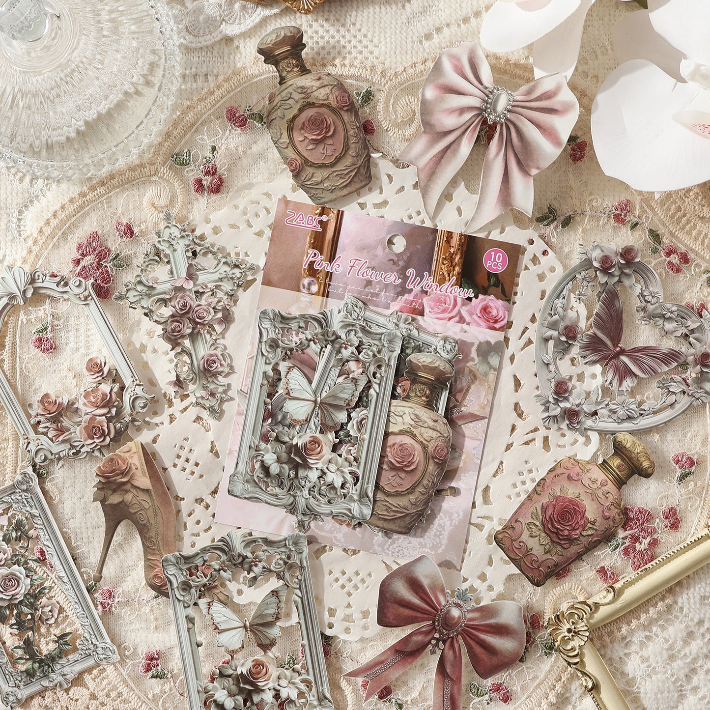 Shadow Flower Series Sticker Pack