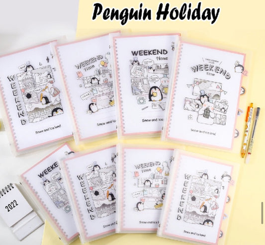 Penguin Holiday Spiral Diary