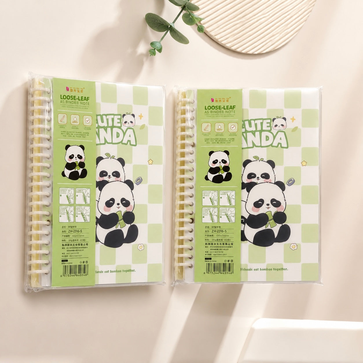 Panda Spiral Notebook