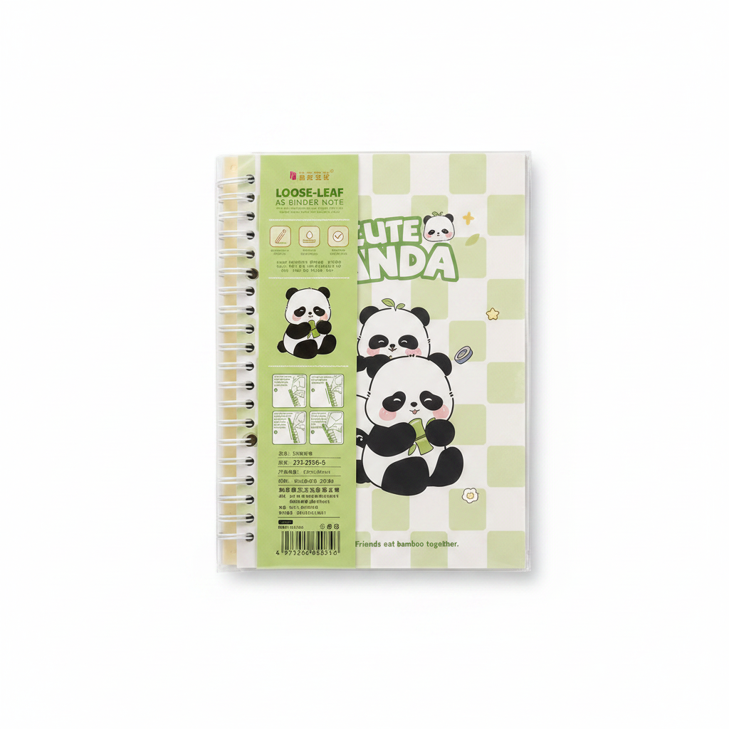 Panda Spiral Notebook