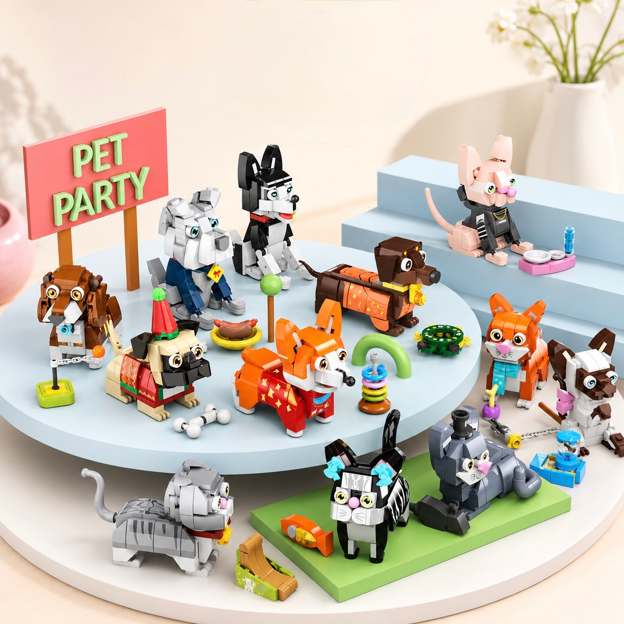 Pet Friends Lego Set