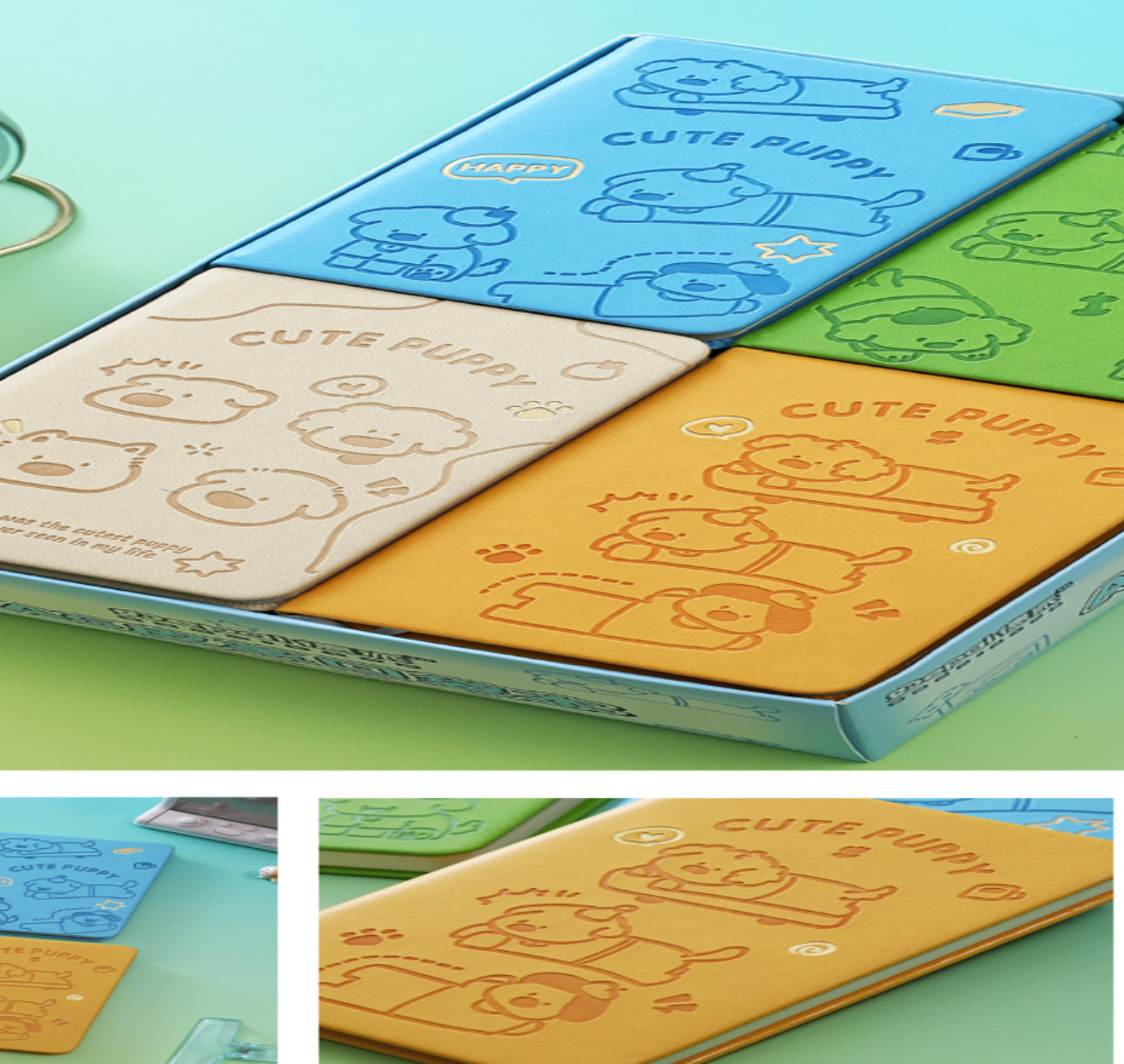 Kawaii Puppy Ruled Diary