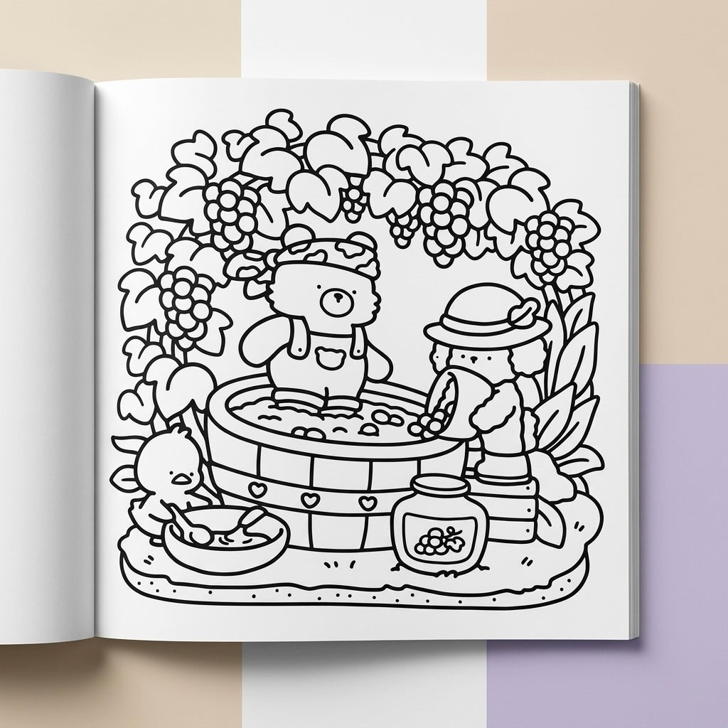 Comfy Days Coloring Book
